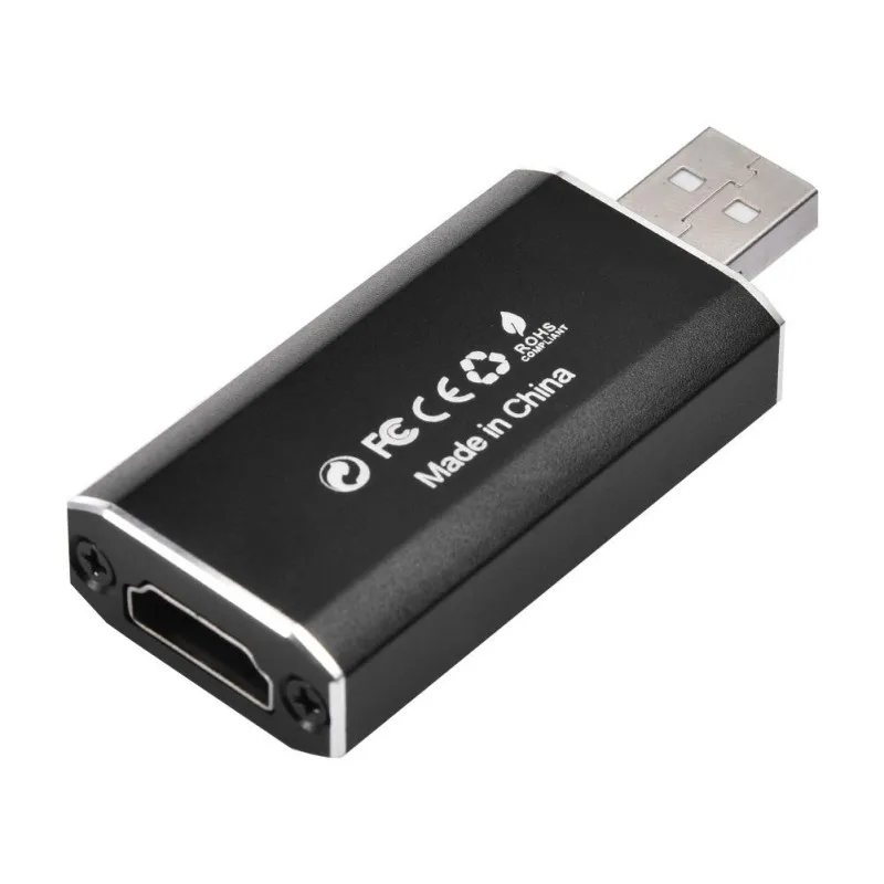 

2020 HDMI to USB2.0 Video Capture Card 1080P Recorder Phone Game Video Live Streaming For PC Lapptop Computer CCTV Camera*