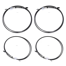 4 шт. лодка дроссельной заслонки кабель, универсальный 16FT/15FT морской рычаг управления кабель переключения отлично подходит для Yamaha подвесной черный