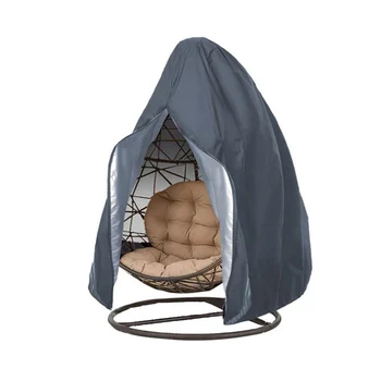 

Waterproof Patio Chair Cover Egg Swing Chair Dust Cover Protector With Zipper Protective Case Outdoor Hanging Egg Chair Cover