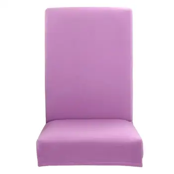 

Simple Purple Color Thin Stretch Seat Case Elastic Slipcover Chair Cover