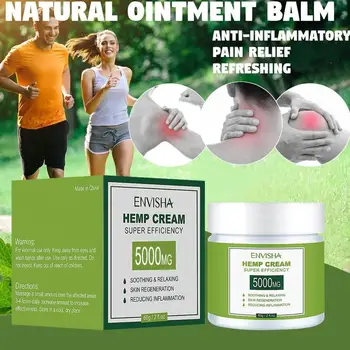 

5000mg Hemp Cream Anti-Inflammation Relieve Pain Non-GMO Hemp Extract Ointment for Back/Muscle Pain Health Soothing Skin Care