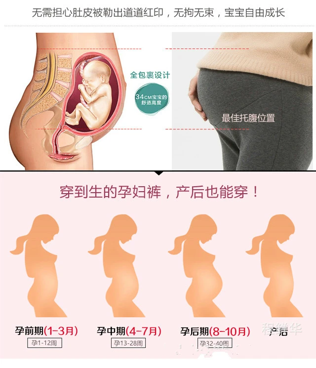 Зимняя теплая хлопчатобумажная одежда для беременных, утепленные бархатные Леггинсы для беременных, штаны для беременных, Колготки для беременных