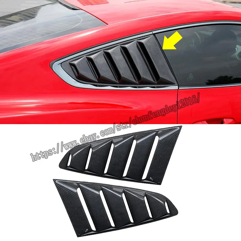 Для Ford Mustang углеродное волокно Стиль внешний комплект кузова украшения Чехлы отделка