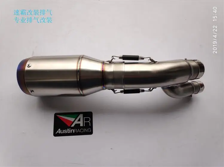 60 мм мотоцикл титановый сплав выхлопная труба Akrapovic S1000RR S1000R модифицированная для S1000RR S1000R звуковая волна жареная улица
