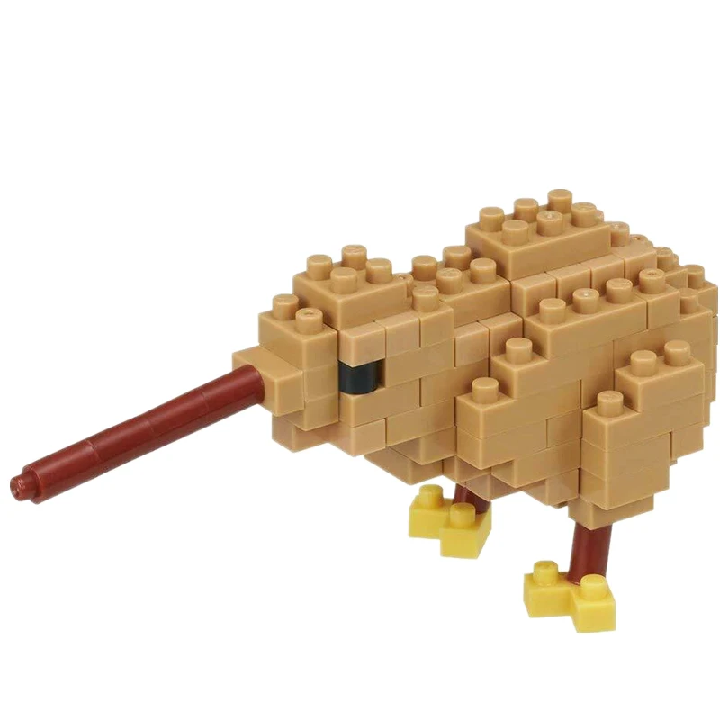 NBC249 строительные блоки Nanoblock KIWI мини коллекция серии 90 шт. 12 лет +|Блочные