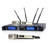 УВЧ беспроводной микрофон системы для цифровых зеркальных камер AS-9K Pro аудио 2 канальный ручной микрофон гарнитуры зажим для галстука
