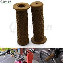 Универсальный 7/" 22 мм мотоциклетный винтажный резиновый руль для мотоцикла для Triumph SPEED TRIPLE TIGER 1050/Sport 800 XC/XCX/XR