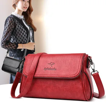 

2020 Simple Style Women Shoulder Bags Handbags Female Famous Brand Quality Genuine Sheepskin Leather Lady Messenger Hand Bag Sac