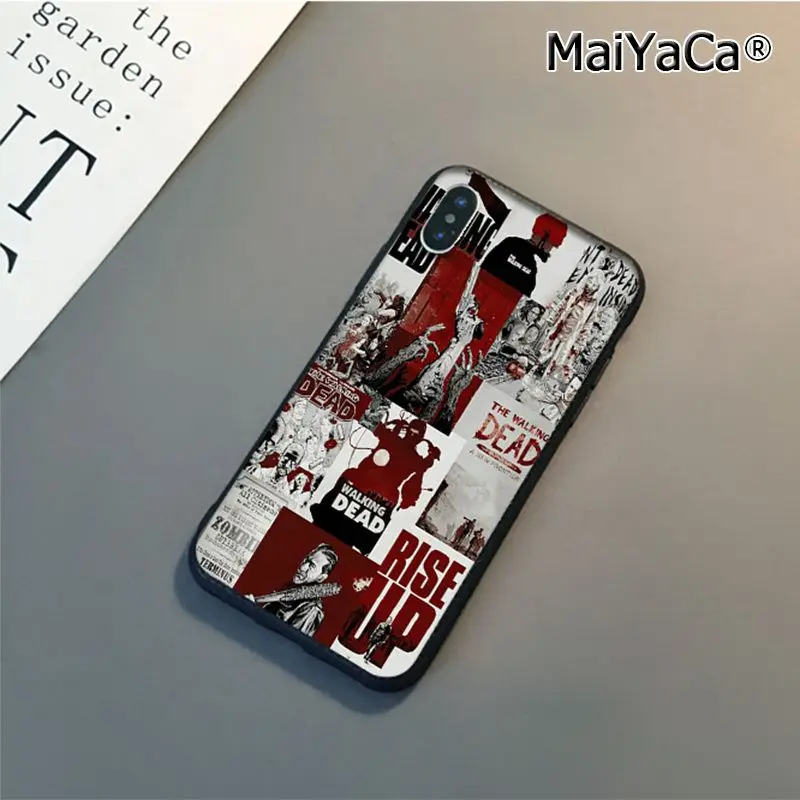 1 Чехол для телефона MaiYaCa для iphone 11 pro X se 5S 6s 6s plus 7 plus чехол walking dead hero для iphone 11 pro 8 8plus XR XS MAX - Цвет: 1