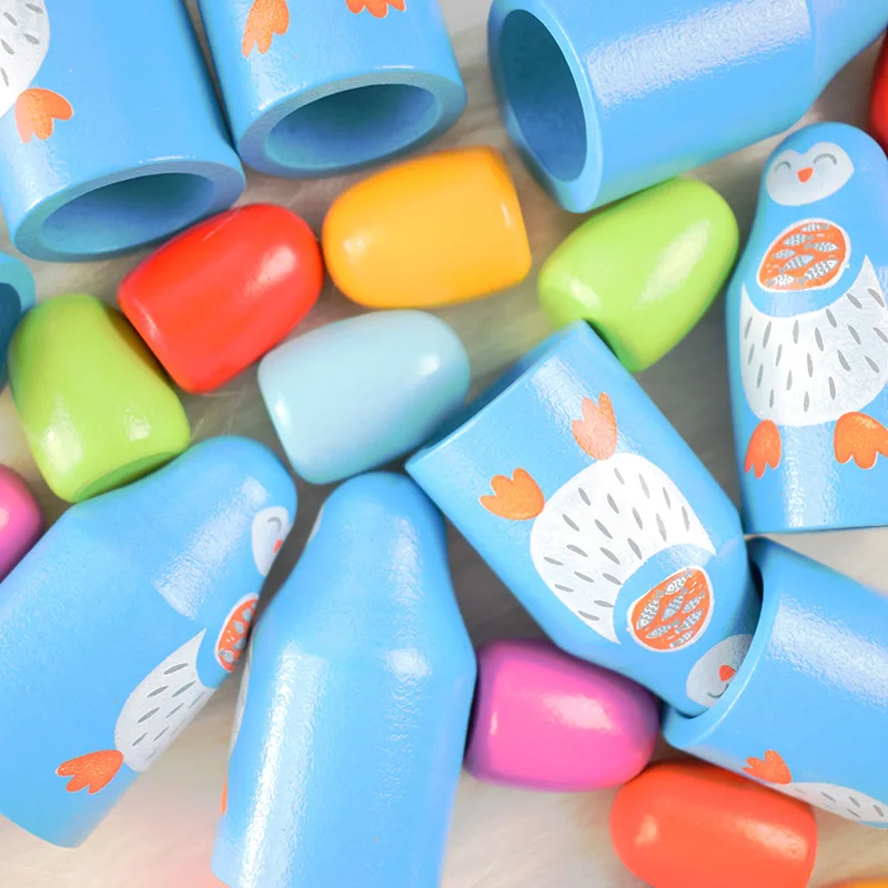 

Penguin ji yi qi Parent And Child Adult Interactive Board Game of Chess Wooden Children'S Educational Toy