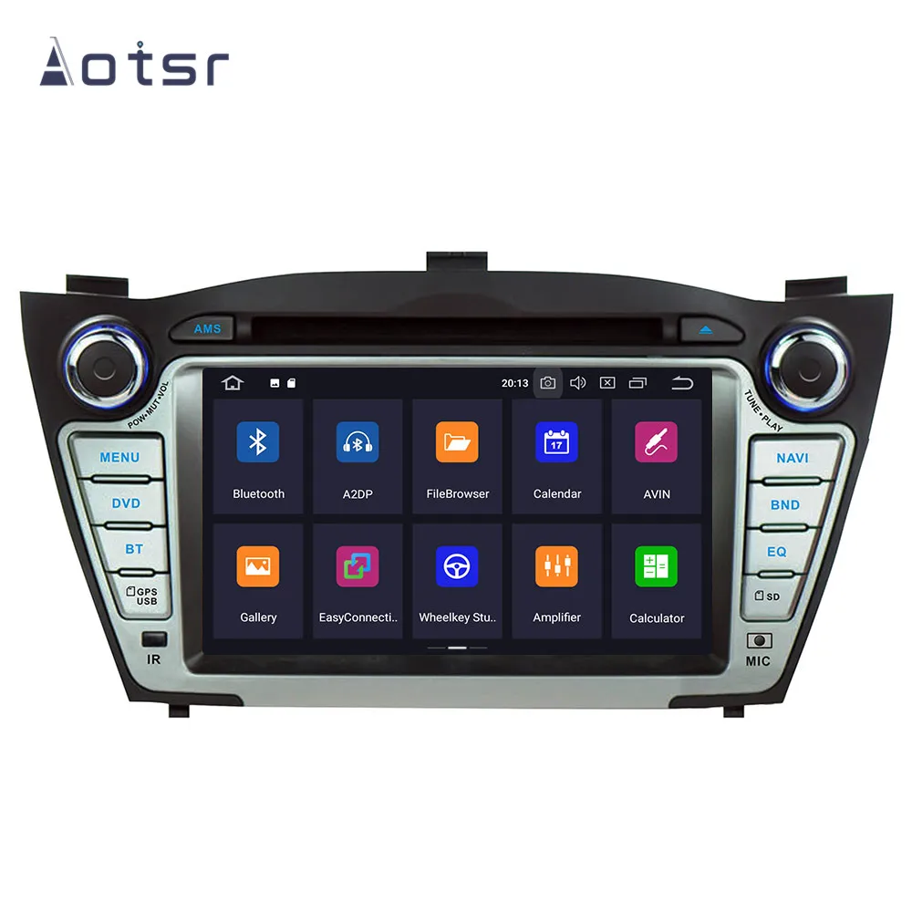 DSP Android 9 автомобильный gps-навигатор dvd-плеер для hyundai ix35 Tuson 2009+ Автомобильное Стерео Радио Мультимедийный проигрыватель головное записывающее устройство