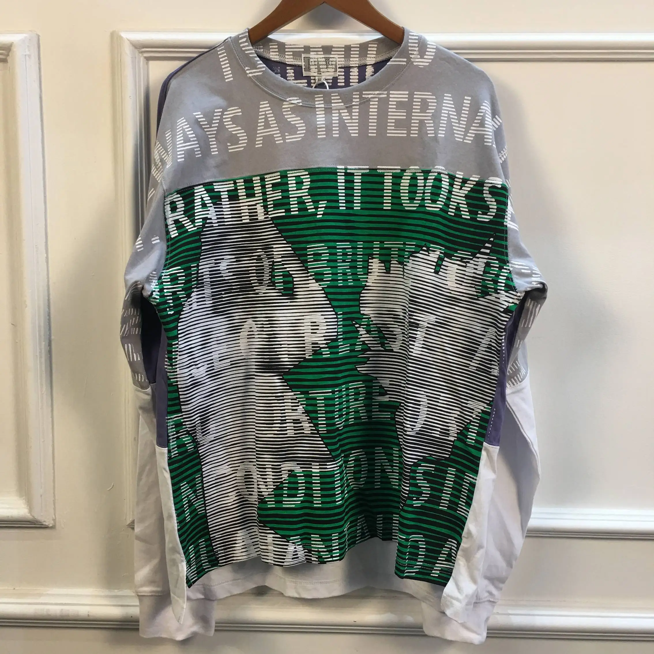 19ss, футболка с длинными рукавами, 1:1, высокое качество, уличная одежда в стиле хип-хоп, большие размеры, CAV. EMPT, футболки, harajuku, футболка для мужчин и женщин