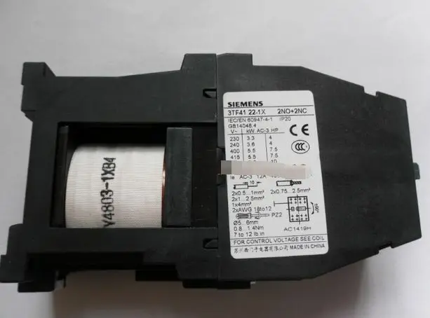 3TF4122-1XB4 3TF41 22-1XB4 1 шт. в коробке SIEMENS контактор