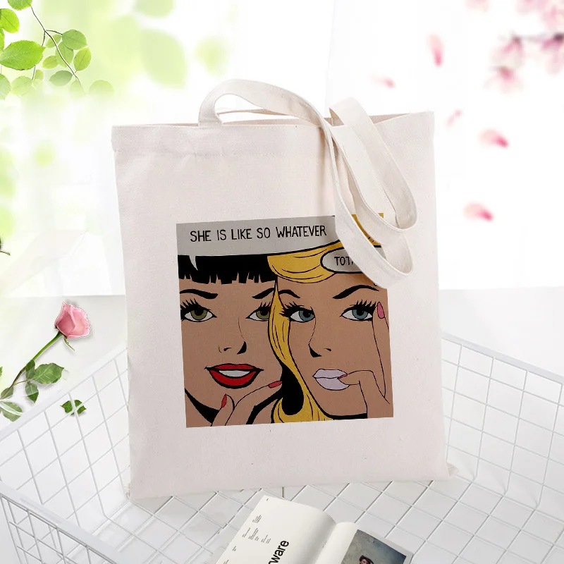 Холщовая Сумка-тоут ретро-узор хозяйственная сумка повседневное использование текста DIY пользовательский принт логотип экологический многоразовый сумка из перерабатываемого материала