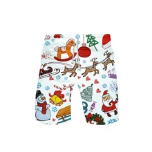 Рождественские ролевые 3D шорты в стиле хип-хоп, летние новые быстросохнущие пляжные шорты, мужские повседневные шорты, пляжная одежда