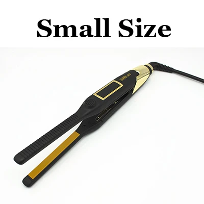 Small size Профессиональный выпрямитель для волос+ бигуди щипцы для завивки волос Выпрямление плоских утюгов салонный стайлер Инструменты для укладки - Цвет: Small size