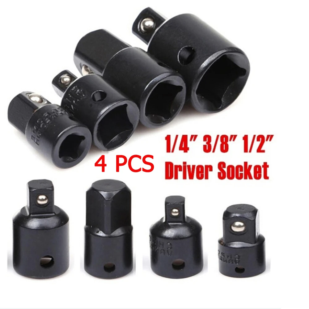 4pcs 1 4 3 8 1 2 Drive Socket Adapter Converter Reducer Air Impact Craftsman Socket Wrench Adapter Hand Tools Set Repair Tools Sockets Aliexpress