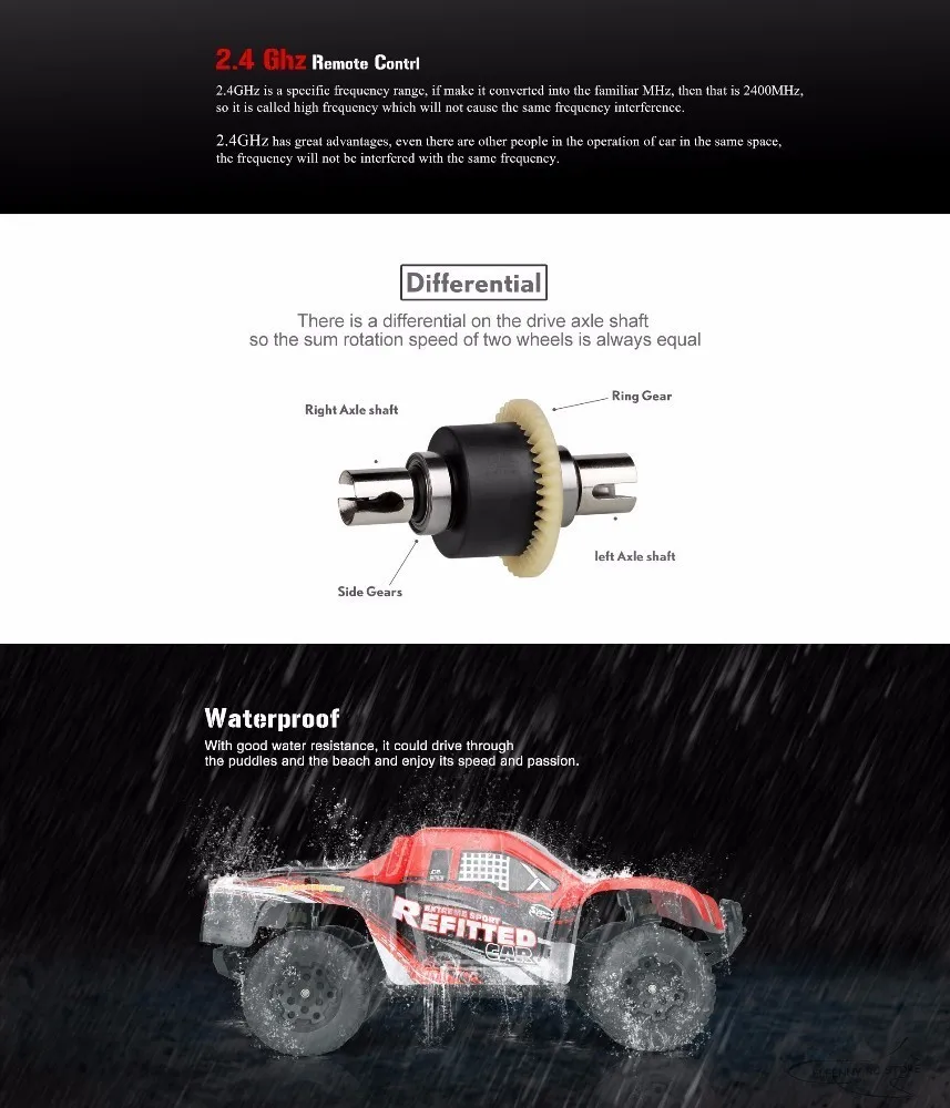 WLtoys A313 2,4 ГГц 2WD 1/12 35 км/ч Матовый Электрический RTR короткокурсный Радиоуправляемый автомобиль внедорожный автомобиль дистанционного управления игрушки
