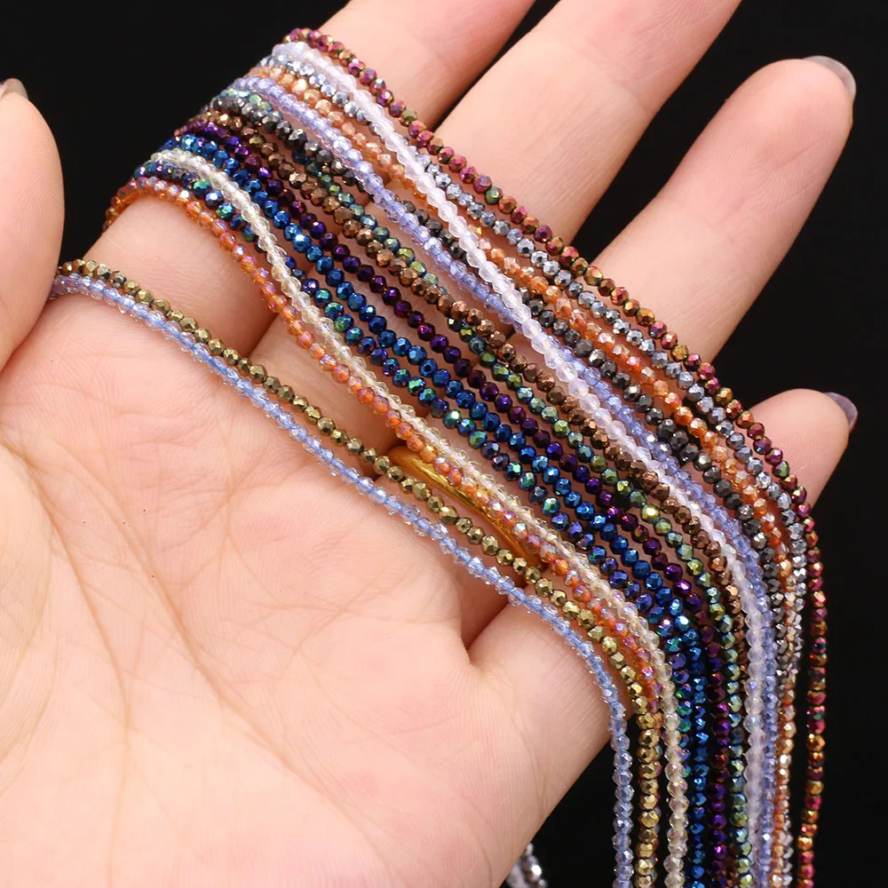 Semi-Precious Stone Beads 2mm 38cm for Jewelry Making