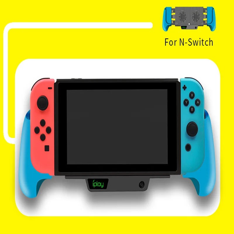 Для nintendo Switch Lite Телескопический охлаждающий вентилятор кулер Подставка для зарядки зарядное устройство блок питания с батареей 6000 мАч