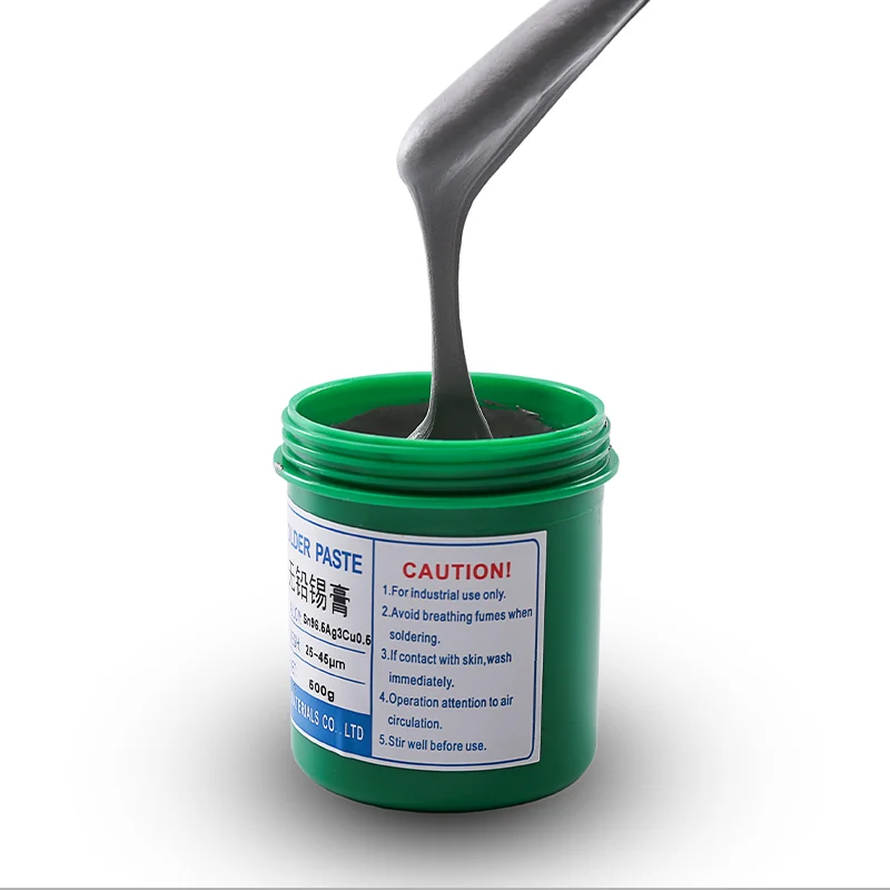 

500g Medium Temperature Lead Free Solder Paste Sn64.7Bi35Ag0.3 Motherboard SMT LED Control Panel Box Welding Flux SD-520