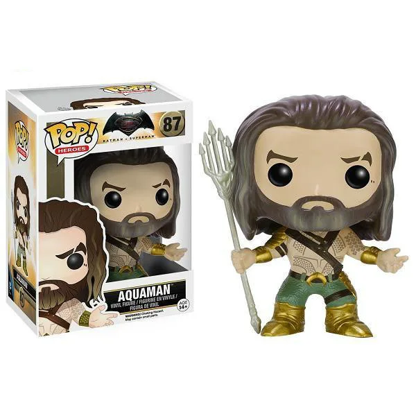 87 with box Funko Pop Justice League игрушки постоянный ток Бэтмен Супер Герои 10 см ПВХ Фигурки Brinquedos Коллекционная модель детские игрушки подарки F83 - Color: 87 with box