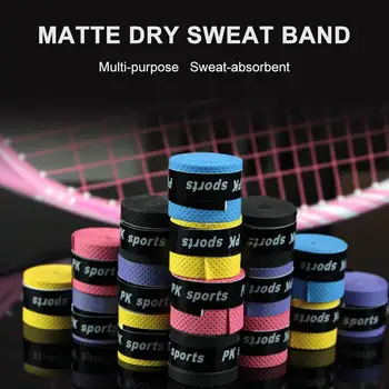 

Badminton Hand Gel Sweat Absorbent Rod Anti Slip Tapes Grip 60pcs Handle Sweatband Durable Tennis Racket Overgrips