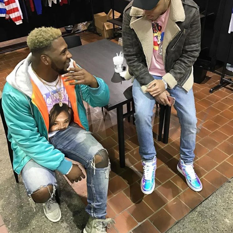 Ceny Kanye west MA1 Pilot Bomber z kapturem kurtka mężczyzna gruby 2018 Trend Streetwear Pure Color plisowany rękaw zamek luźne miejskie ubrania