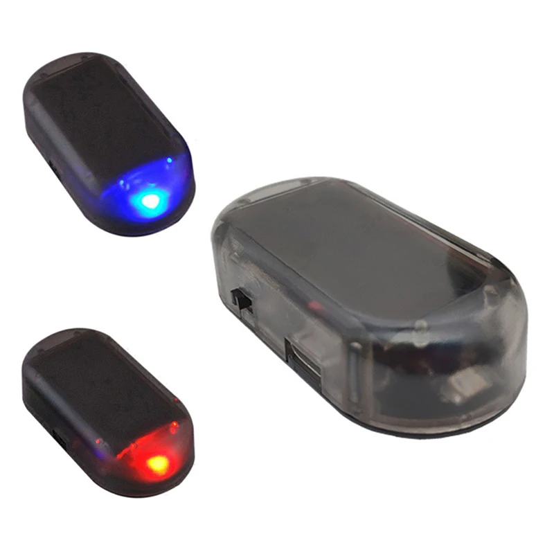 Автомобильный поддельный светильник безопасности на солнечных батареях