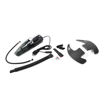 

4 in 1 Car Portable Wet/Dry Auto Vacuum Cleaner 12V 120W 4000Mpa with Steering Wheel Shift Paddle Shifter Trim Cover