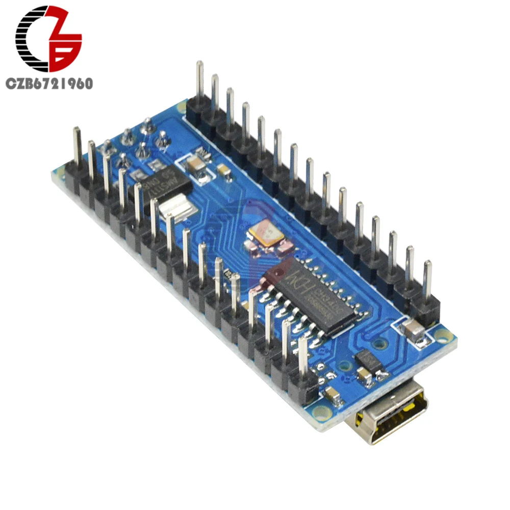 Мини DC CH340 CH340G Atmega328P микроконтроллер MCU плата контроллера Nano V 3,0 модуль драйвера Micro USB 5 в 6 в 12 В для Arduino