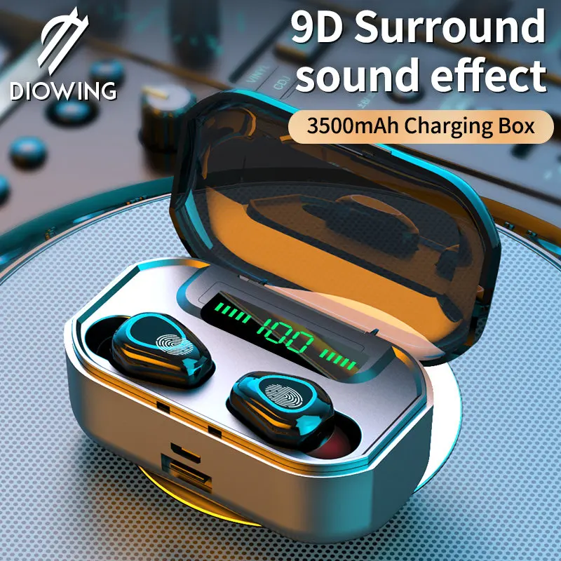 Bluetooth-наушники для бега TWS 8D с микрофоном | Электроника