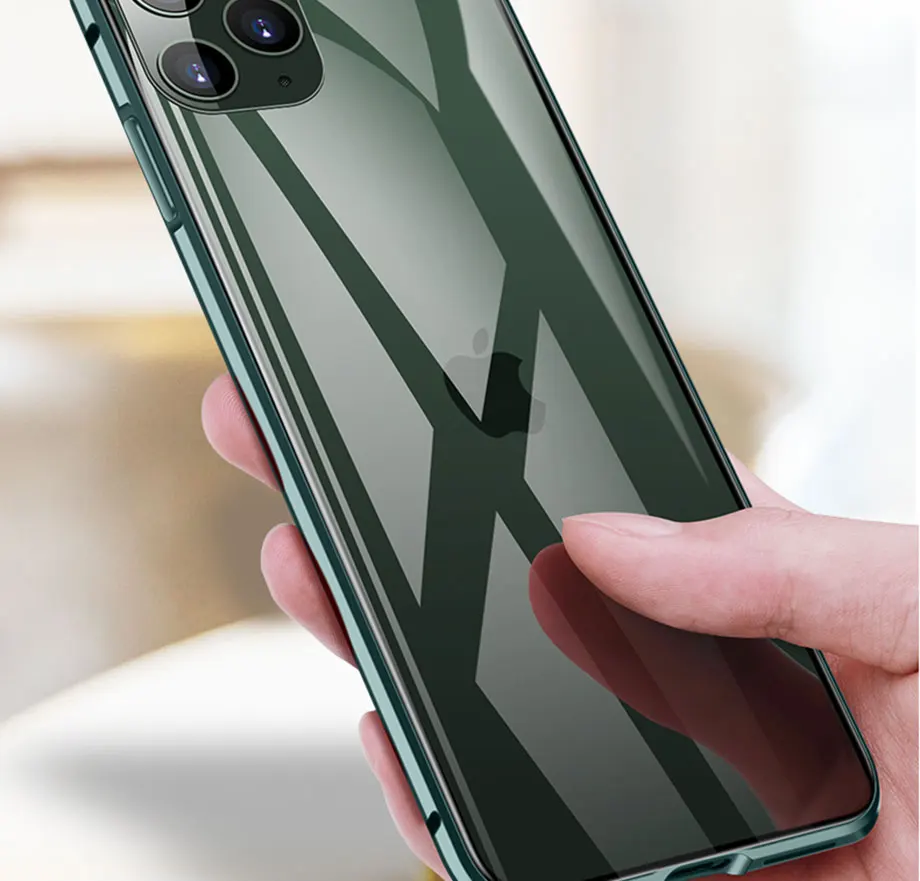 360 магнитная сила задняя+ передняя для iPhone 11 Pro Max чехол из закаленного стекла для iPhone 6 6s 7 8 Plus для iPhone X Xs чехол для Max XR