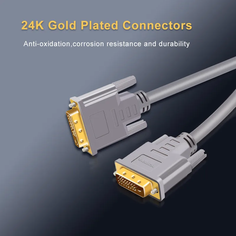 Anmck кабель DVI DVI-D кабель со штыревыми соединителями на обоих концах для подключения видео кабель 1080P HDMI, DVI 24+ 1 Dual Link Адаптер 3 м 5 м 10 м 15 м для HDTV проектора Кабо-DVI-D