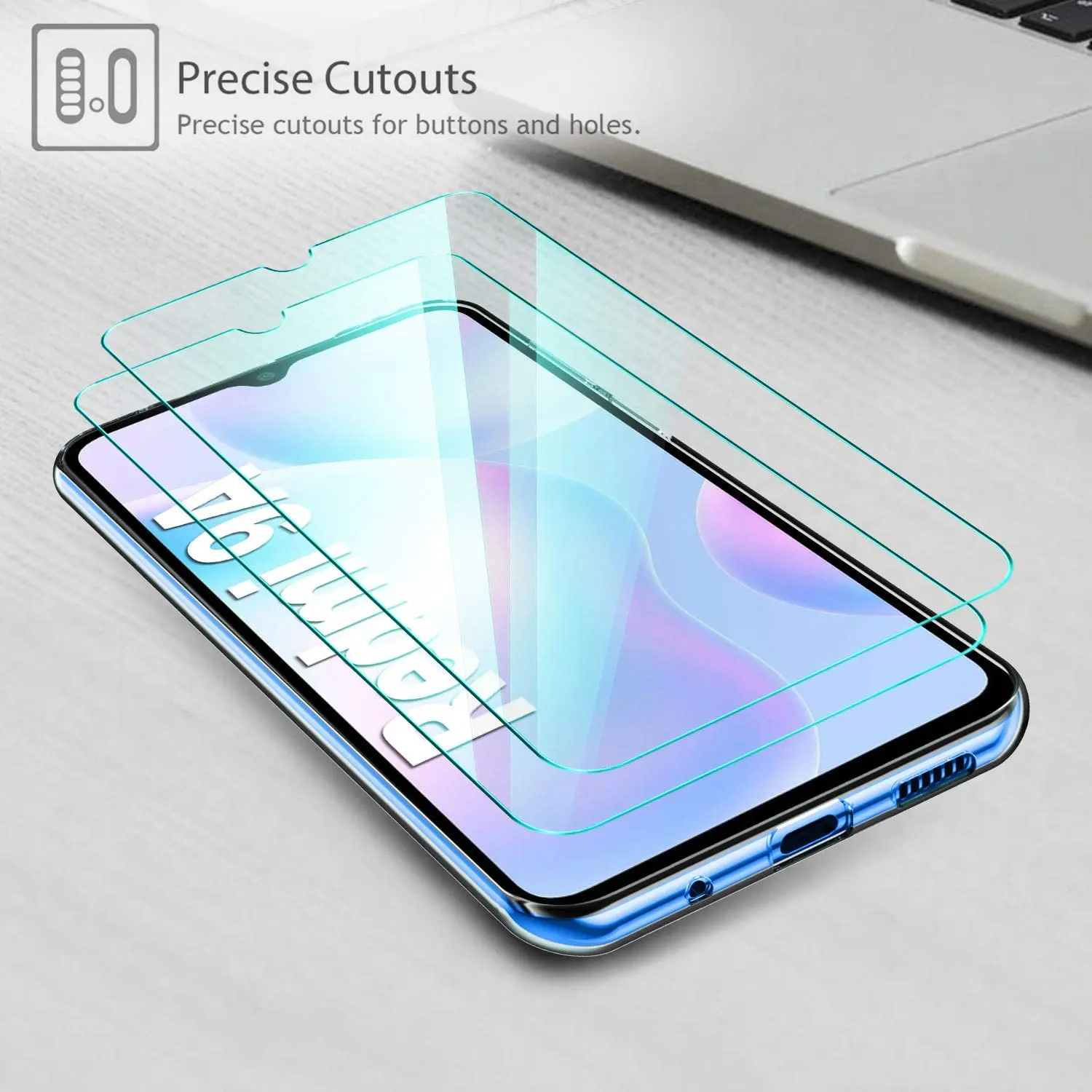 3 в 1 прозрачный силиконовый чехол для Xiaomi Redmi 9a 9c 9 Note s Pro Max 10x4G Закаленное стекло note