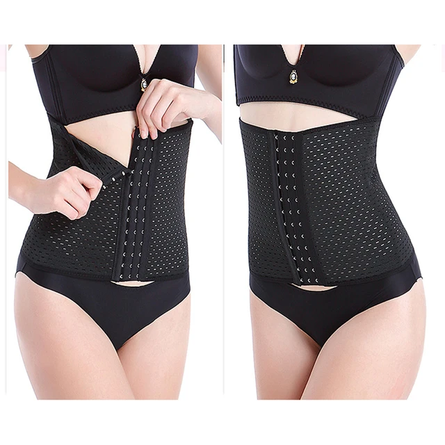 Women Fat Burning Shapewear Belly Control Elastic Spandex Corset Waist  Training Body Shaper Cloth