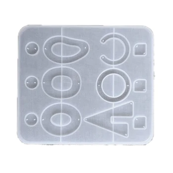 

6 Styles Earring Mold UV Resin Epoxy Molds Jewelry Tools DIY Handcraft Jewelry Accessories
