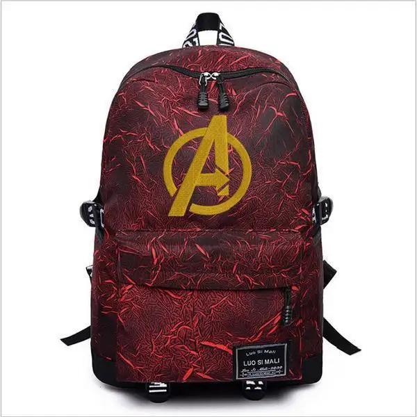 Genuine Disney Marvel Backpack Spiderman Captain America Capacity Backpack Travel Bag Men&Women Laptop Bag Mochila Escolar 7
