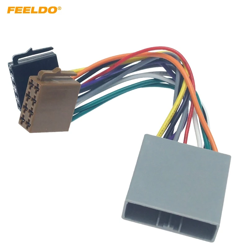

FEELDO Car Adapter Wire Harness For Honda Civic/CRV/Accord/Jazz CD Radio Wiring Convert To ISO Connector #HQ6230