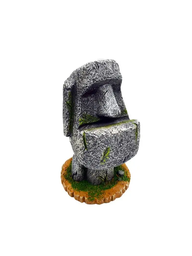 Пасхальный остров Moai ручка держатель полимерный карандаш цветочный горшок спальня настольные украшения канцелярские офисные принадлежности, ручки держатель для хранения