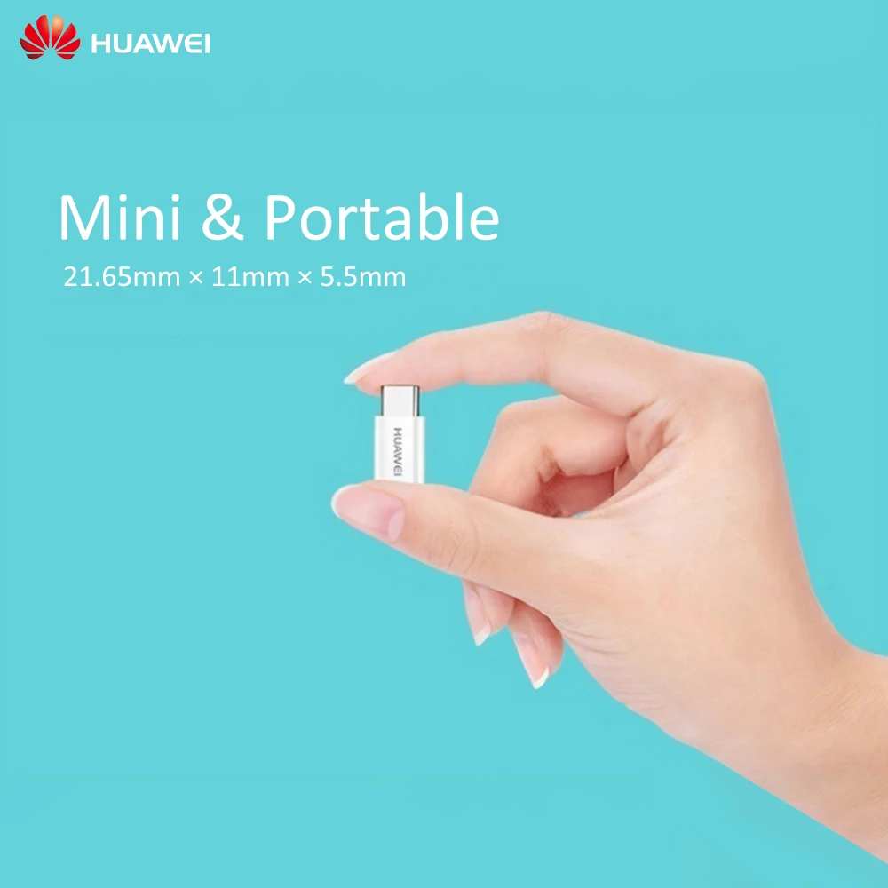 HUAWEI AP52 type-C адаптер компактный портативный поддерживает OTG передачи данных и зарядки Micro USB для USB-C адаптер