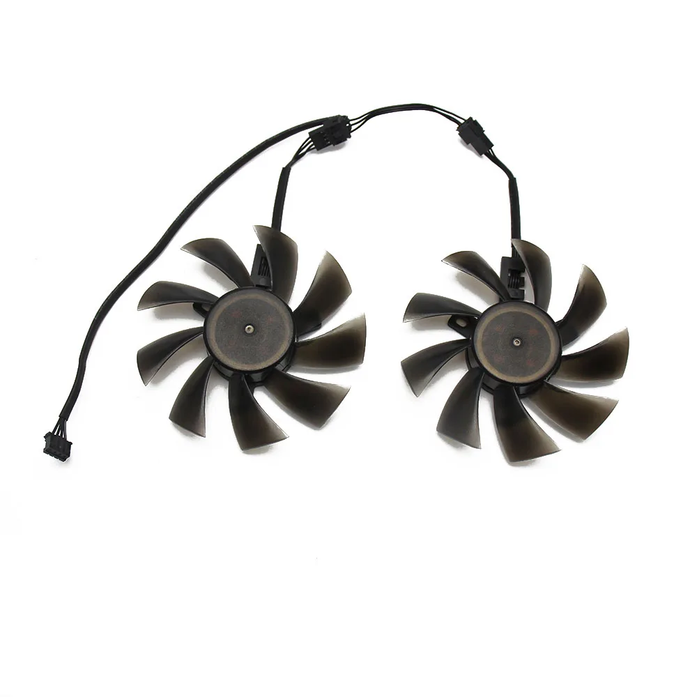 T129215SU GV-RX570/RX580 игровой GV-RX470 WF2/RX480 WF2 88 мм вентилятор для карт Gigabyte Вентилятор охлаждения - Цвет лезвия: DIY replace