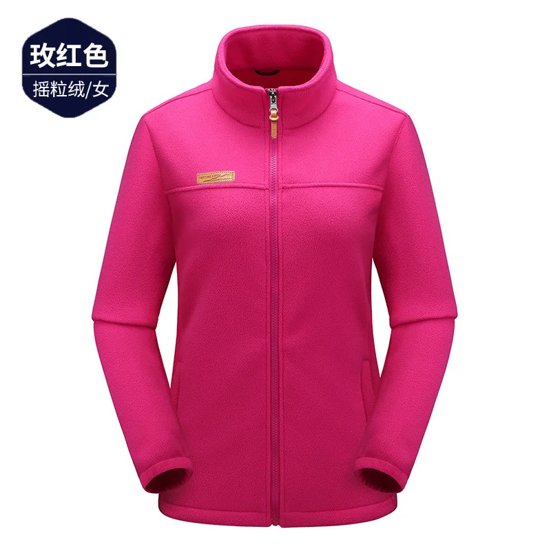 Mens Women Softshell Fleece Sportswear Outdoor Tops Male Warm Sweatshirt Thermal Coat Windbreaker Zipper Stand Collar Jackets