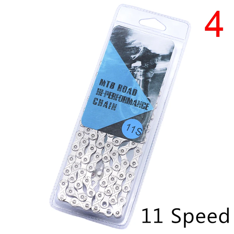 4 Велосипедная цепь 6,7, 8,9, 10,11 скоростей для MTB/шоссейного велосипеда Shimano/SRAM цепь для велосипеда полый дешевый велосипед цепи - Цвет: 4