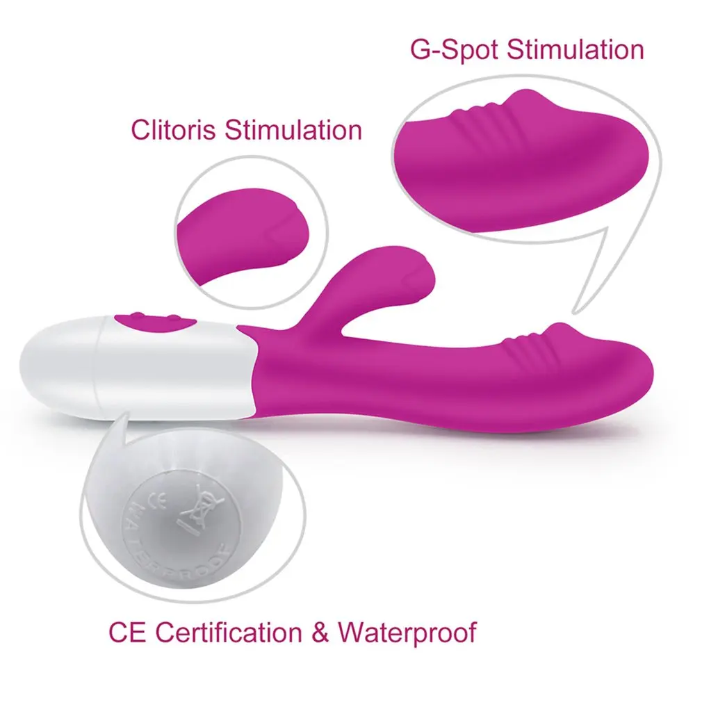 Vibrating Massage Stick Female Masturbation Device G-point Massage Stick Fun Supplies For Masturbation 30 Frequency