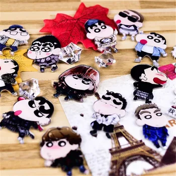 

1 PCS Anime cartoon little boy Acrylic Pins Icons Badges on Backpack Stripe Decoration Brooch Badge for Clothes Z226