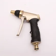 Напрямую от производителя, распродажа, роскошный золотой цветной водяной фонарь, стиль, высококачественный распылитель под давлением, медный металлический водяной пистолет, автомойка