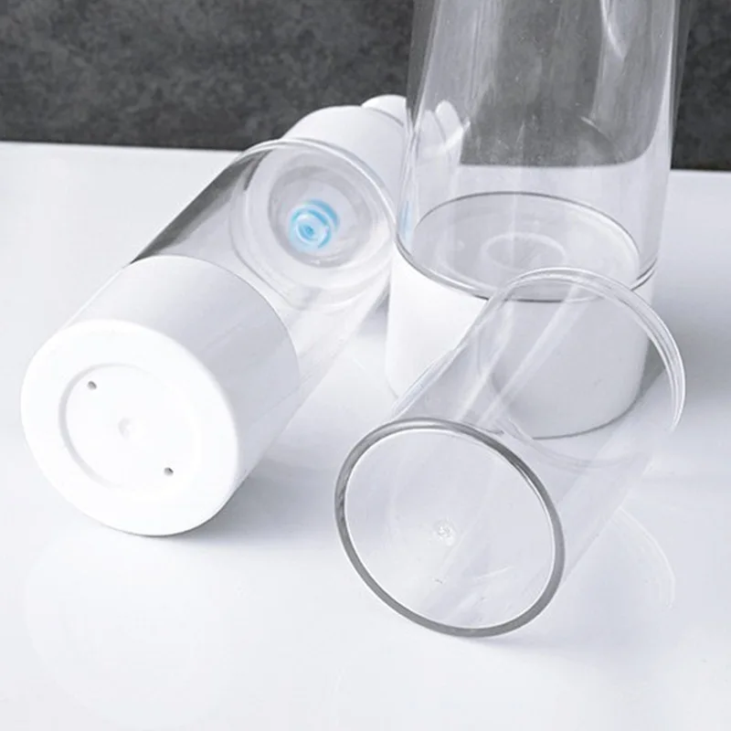 Bathroom Travel Cosmetic Package Cream Container Empty Airless Pump Plastic Bottles Vacuum Pressure Emulsion Bottle 30/50/100ML