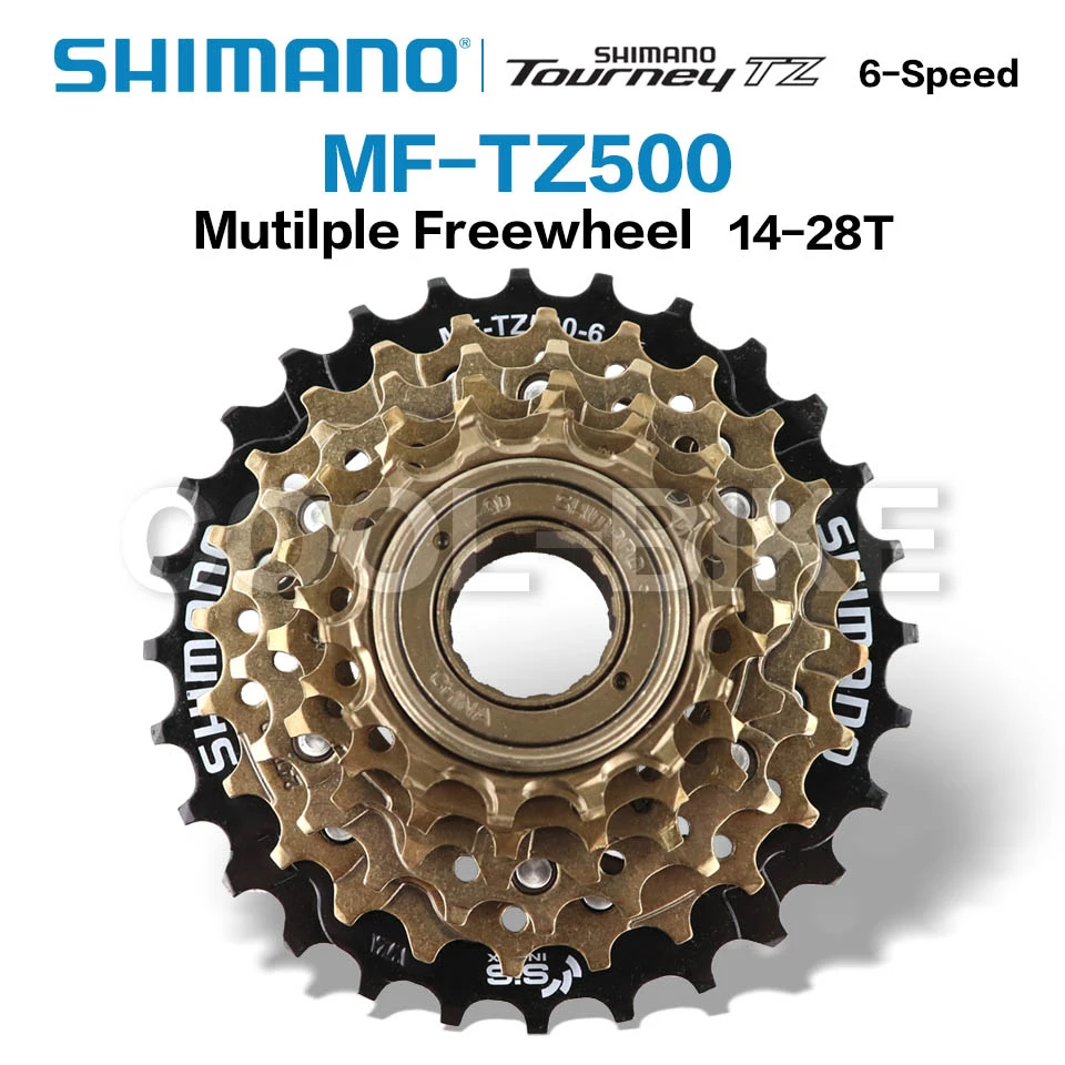 SHIMANO piñón libre para bicicleta de montaña, Piñón de acero para bici de carretera, MTB, MTB, MT500, 6 velocidades, 7 velocidades, 14 28T, MF TZ500| Piñón de bicicleta| -