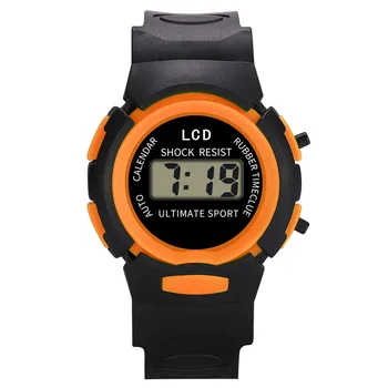 

Fashion and Durable Kids Casual Electronic Watch Children Comfortable Silicone Sports Watches S55